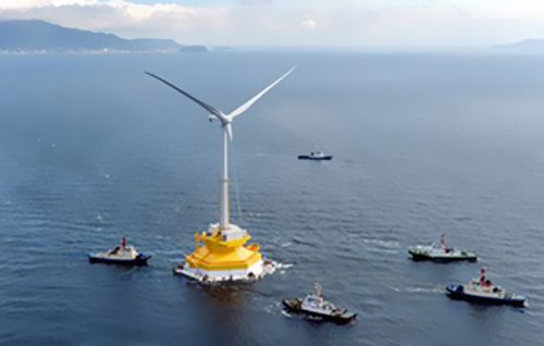 日本浮體式海上風力發電業務發展遇勁敵